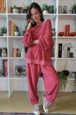 Terry B Classic Sweatshirt Strawberry Crush